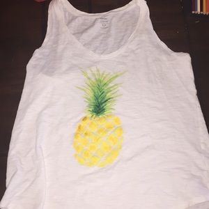 Old Navy Pineapple Tank//Size Small//Never worn